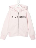 Givenchy Kids Hoodie met logoprint - Roze - thumbnail