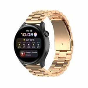 Garmin Vivoactive 4 / 4L - Stalen schakelband - Champagne goud