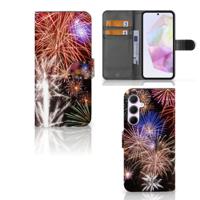Samsung Galaxy A35 | Wallet Case | met Pasjes | Vuurwerk