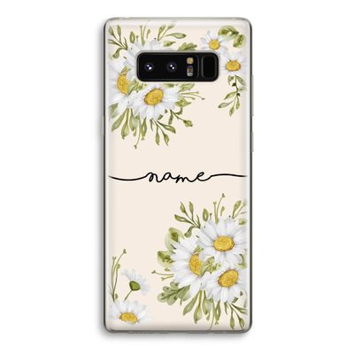 Daisies: Samsung Galaxy Note 8 Transparant Hoesje