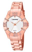 Horlogeband Calypso K5649-B / K5649-C Rubber Rosé