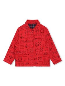 Kenzo Kids veste Festive à design réversible - Rouge