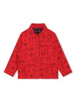 Kenzo Kids veste Festive à design réversible - Rouge