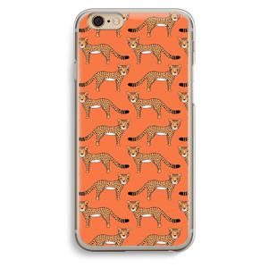 Cheetah: iPhone 6 / 6S Transparant Hoesje