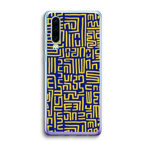 Majorelle Blue Print: Huawei P30 Transparant Hoesje