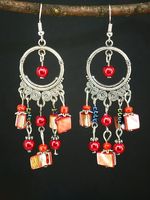 Boho Schelp oorbellen - thumbnail