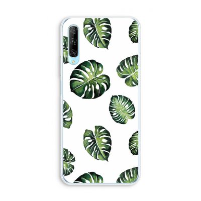 Tropische bladeren: Huawei P Smart Pro Transparant Hoesje