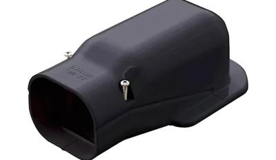 Inaba Denko SW-100-K muur afdekkap Zwart