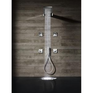 Hotbath Mate hoofddouche 16.5x53.7cm rechthoek met cascade chroom M193CR