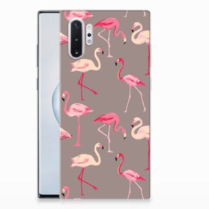 Samsung Galaxy Note 10 Plus TPU Hoesje Flamingo