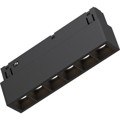 48V Magnetische Lineaire LED Bar - Brinton Magni - 6W 440lm 24D - Natuurlijk Wit 4000K - Zwart