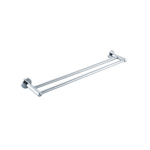 Fortifura Calvi Handdoekhouder - dubbel - rond - chroom SW639925