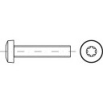 TOOLCRAFT TO-5440689 Lenskopschroeven M2 8 mm Binnen-T Staal Galvanisch verzinkt 2000 stuk(s)