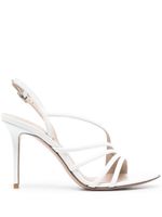 Le Silla sandales Scarlet 105 mm en cuir - Blanc - thumbnail