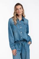 Studio Anneloes Sterre Denim Blouse 12498 Blouse 6200 Denim Blue