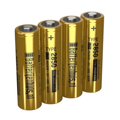 AA 2850mAh Oplaadbare Batterijen 4x