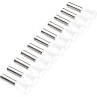 Cimco 187505 Adereindhulzen 0.5 mm² Deels geïsoleerd Wit 500 stuk(s)