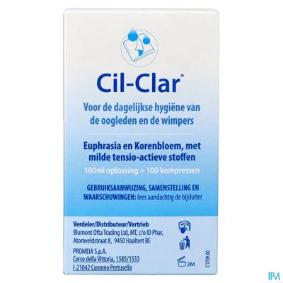 Cil-clar Hygiene Oogleden 100ml+kp 100 Nf