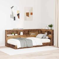 Opberghoofdbord met plank Oud hout 75 cm Bewerkt hout