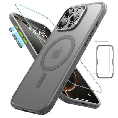 iPhone 16 Pro Classic Pro Case (HaloLock) Set - Frosted Grey