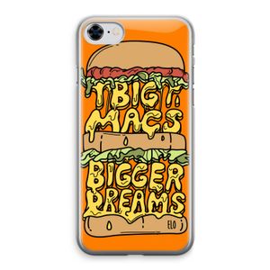 Big Macs Bigger Dreams: iPhone 8 Transparant Hoesje