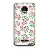 Kleine roosjes: Motorola Moto Z Force Transparant Hoesje