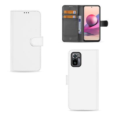 Xiaomi Redmi Note 10 4G | Book Case | Wit met Pasjeshouder