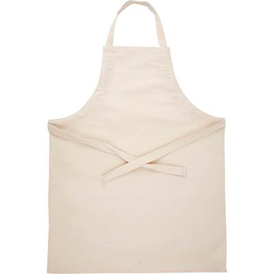 Creativ Company Schort, l: 70 cm, b: 55 cm, afm 7-12 jaar, 210 gr, licht naturel, 1 stuk
