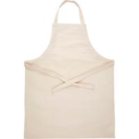 Creativ Company Schort, l: 70 cm, b: 55 cm, afm 7-12 jaar, 210 gr, licht naturel, 1 stuk