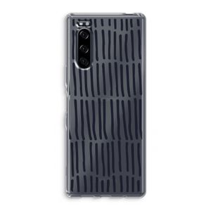 Moroccan stripes: Sony Xperia 5 Transparant Hoesje