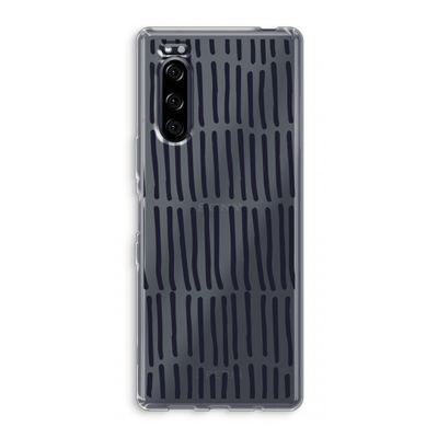 Moroccan stripes: Sony Xperia 5 Transparant Hoesje
