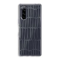 Moroccan stripes: Sony Xperia 5 Transparant Hoesje