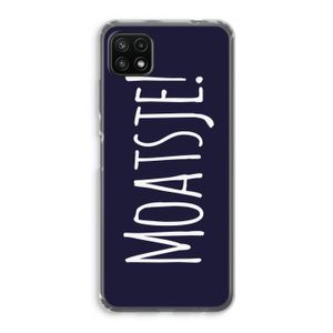 Moatsje!: Samsung Galaxy A22 5G Transparant Hoesje