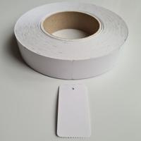 Hangetiket op rol 30x58 mm smal 1000 rol - 14 stuks