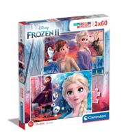 Clementoni puzzel 2x60pcs frozen 2