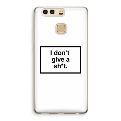 Don't give a shit: Huawei P9 Transparant Hoesje