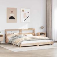 Bedframe zonder matras massief grenenhout 180x200 cm