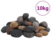 VidaXL Kiezelstenen gepolijst 5-8 cm 10 kg meerkleurig