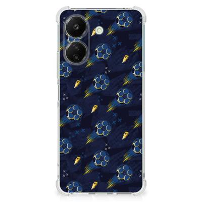 Doorzichtige Silicone Hoesje voor Xiaomi Redmi 13C 4G Voetbal