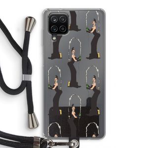 Pop Some Kim: Samsung Galaxy A12 Transparant Hoesje met koord
