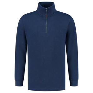 Tricorp sweater ritskraag - Casual - 301010 - koningsblauw - maat 3XL