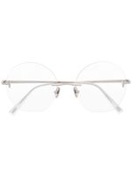 TOM FORD Eyewear lunettes de vue FT5809 à monture ronde - Argent