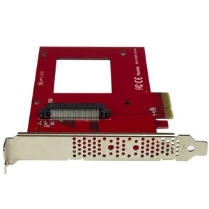 StarTech.com U.2 naar PCIe adapter voor 2.5" U.2 NVMe SSD SFF-8639 x4 PCI Express 3.0