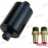 REPUESTOS MOTORES - Mercruiser REC864572 - FILTRO GASOLINA + CONNECTORES