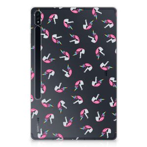 Hippe Hoes voor Samsung Galaxy Tab S7 Plus | S8 Plus Unicorns