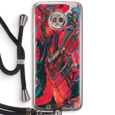 Endless Descent: Motorola Moto G6 Transparant Hoesje met koord