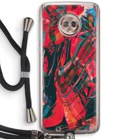 Endless Descent: Motorola Moto G6 Transparant Hoesje met koord