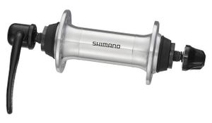 Shimano Voornaaf rm70 qr 36 gaats - zilver