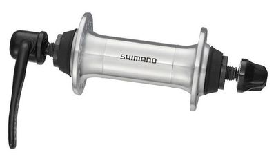 Shimano Voornaaf rm70 qr 36 gaats - zilver