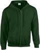 Gildan G18600 Heavy Blend™ Adult Full Zip Hooded Sweatshirt - Forest Green - L